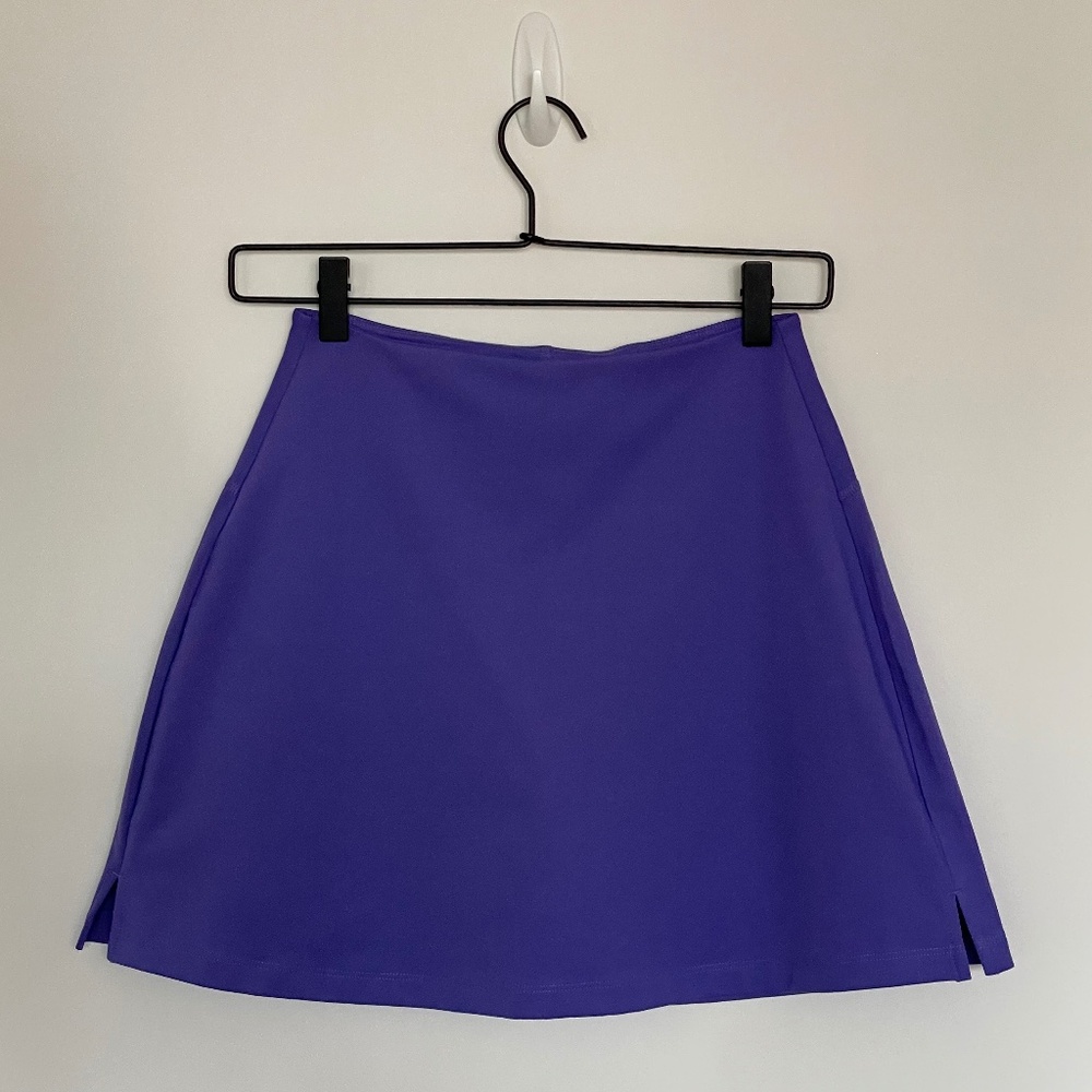 NEW! Girlfriend Collective Wild Iris Purple Sport Skort Women’s Size Small Skirt